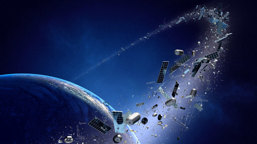 space debris around earth