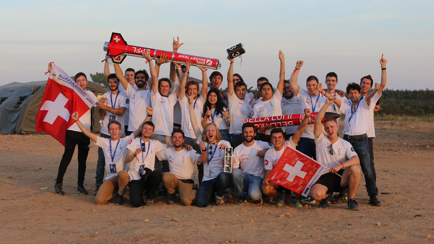 EPFL rocket team group photo